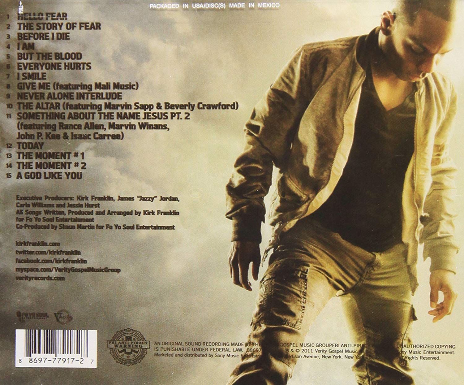 Kirk Franklin - Hello Fear (CD)